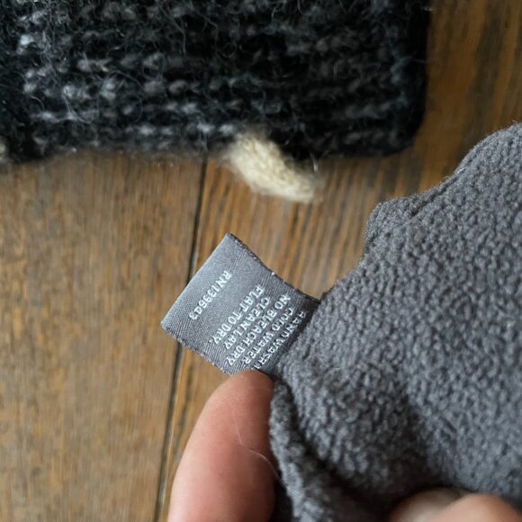 FRENCH KNOT wool 12" hand warmers/fleece lined - Picture 8 of 9